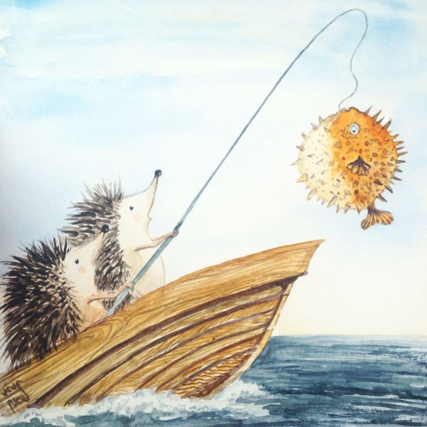 Ежик на корабле