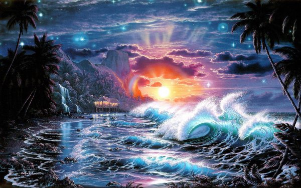 Сказочное море