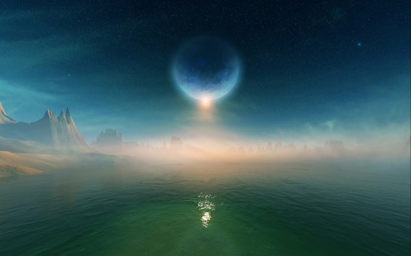 Фантастические пейзажи планет