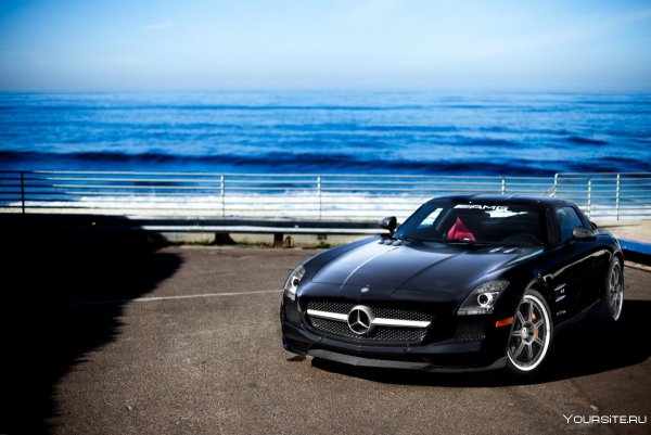 Обои SLS AMG черный