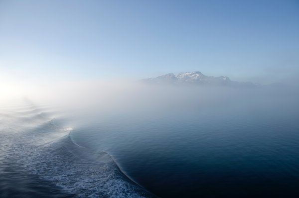 Туман над океаном