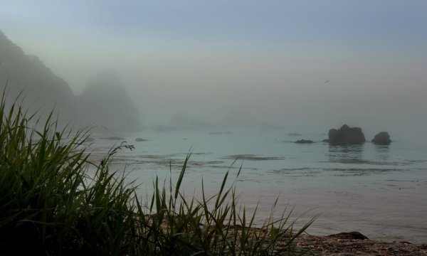 Море в дымке