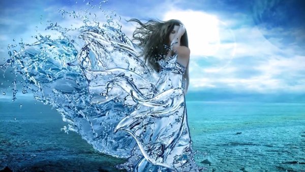 Девушка на волне