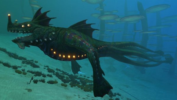 Сабнатика Левиафан Жнец Император морской дракон