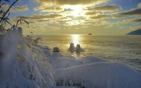 Зимняя Балтика море