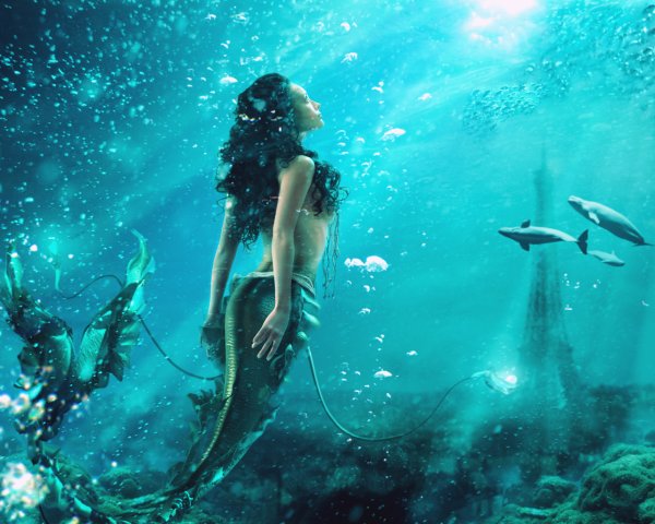 Подводный мир русалки
