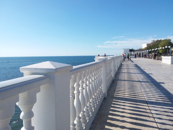 Набережная Геленджика балюстрада