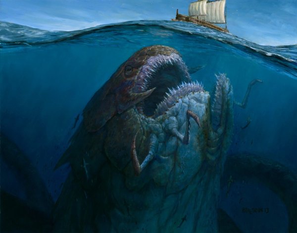 Морские чудовища МЕГАЛОДОН