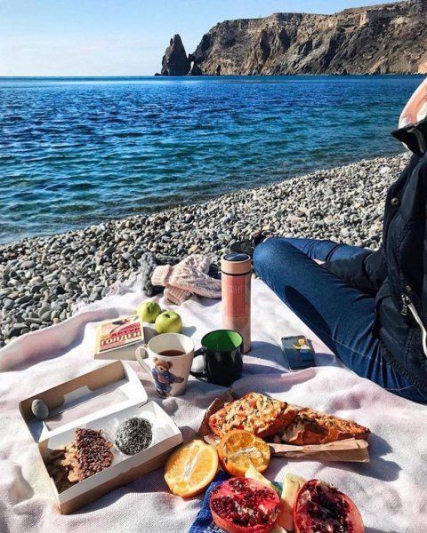 Еда на море