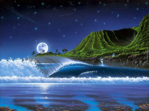 Фантастические морские пейзажи