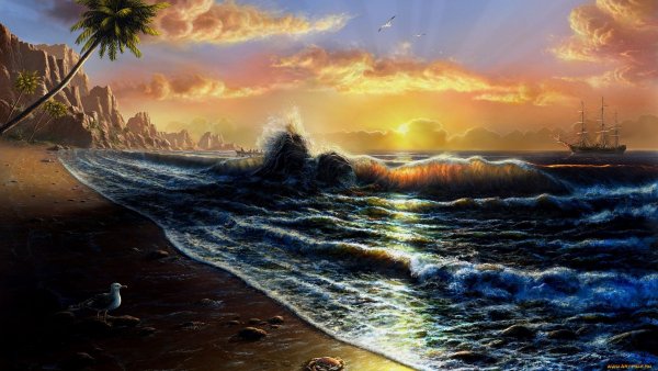 Сказочное море