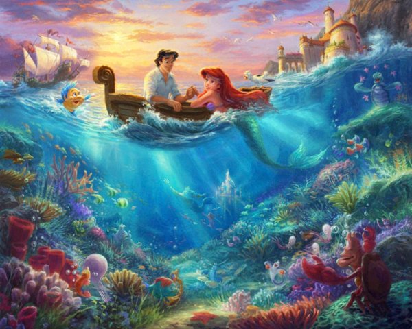 Томас Кинкейд Disney Русалочка