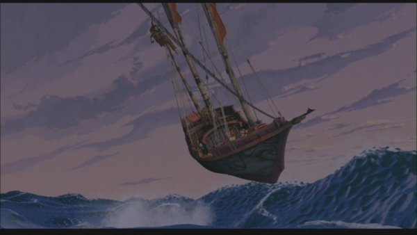 Синдбад мореход на корабле рисунок