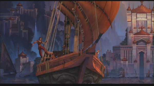 Мультфильм Синдбад Легенда семи морей корабль