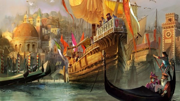 Сказочный парусник