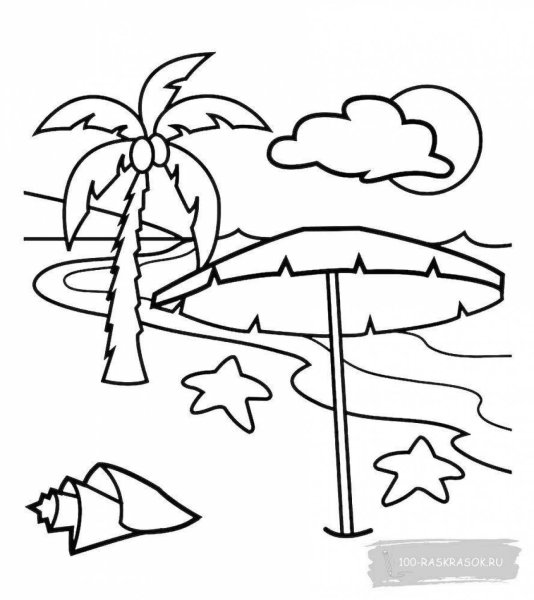 Раскраска "подводный мир"