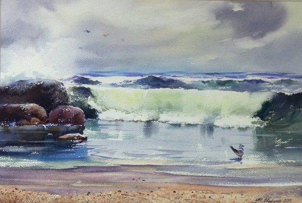 Маковой Валерий Георгиевич акварель