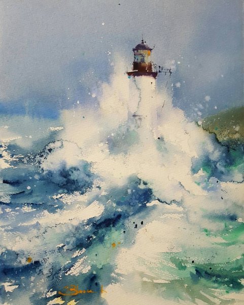 Картины акварелью