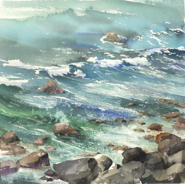 Море абстракция