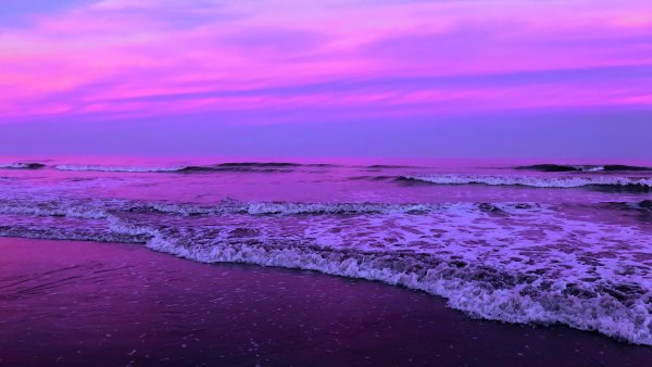 Фиолетовый закат