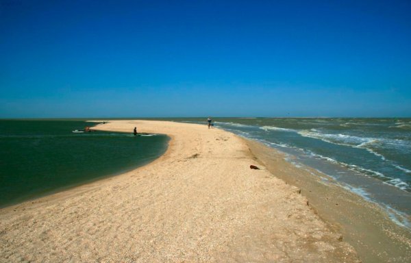Коса Должанская Краснодарский край море