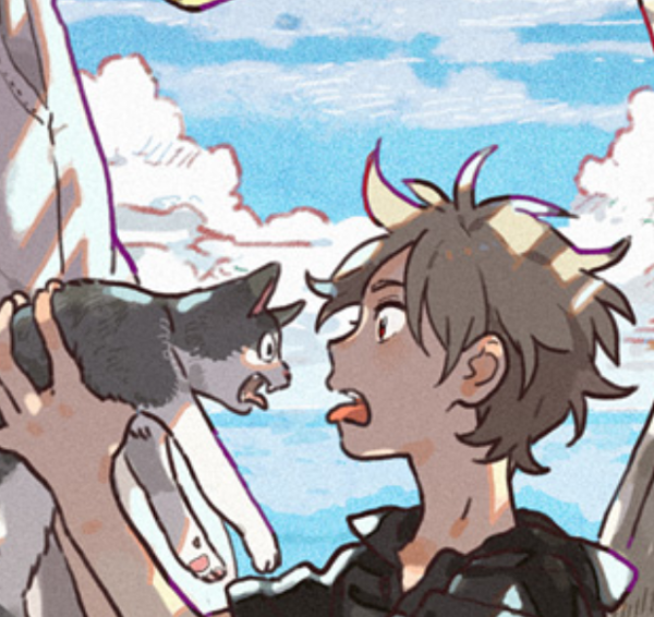 Незнакомец на берегу моря аниме