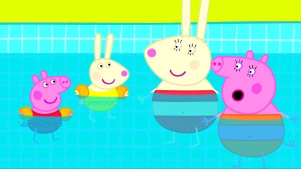 Урок плавания Свинка Пеппа