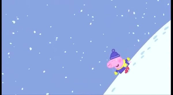 Свинка Пеппа серия снег