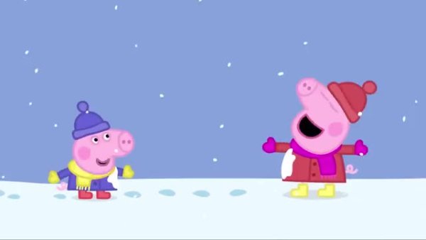 Гиф Свинка Пеппа танцует