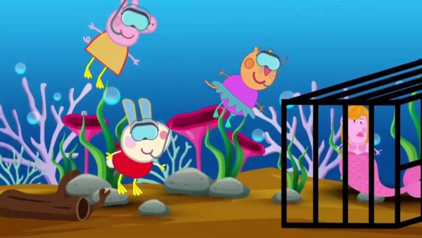 Свинка Пеппа под водой