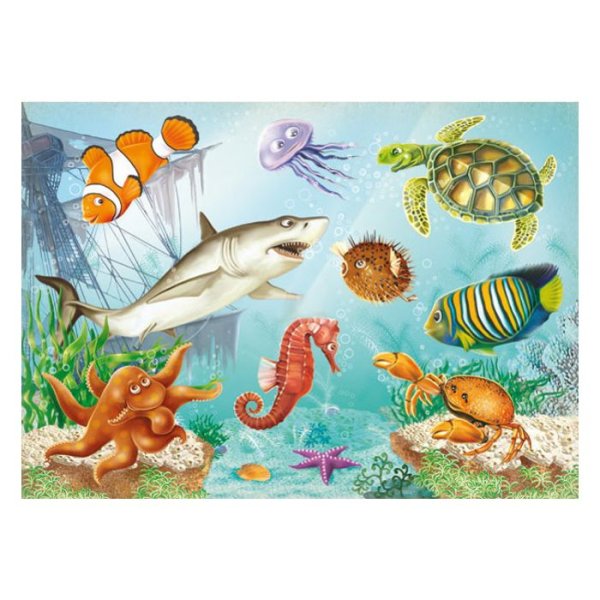 Обитатели моря для детей