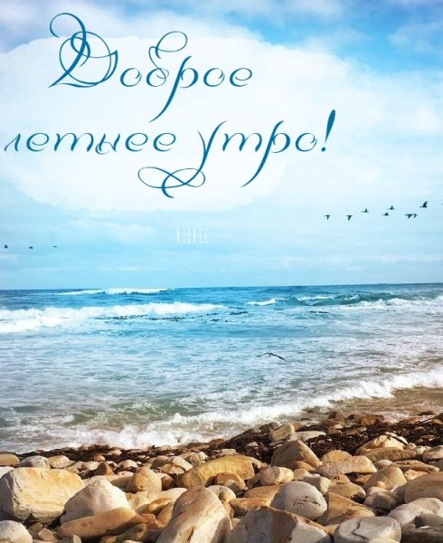 Доброе утро море