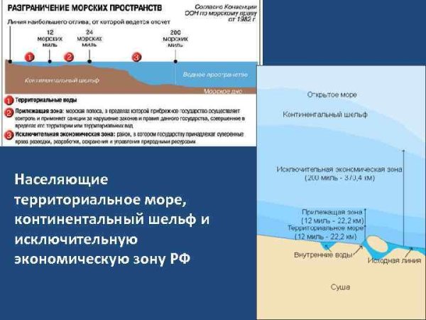 Континентальный шельф Российской Федерации экономическая зона