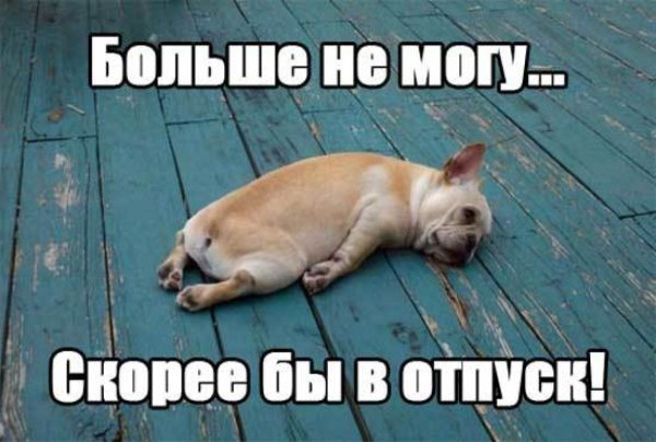 Скоро в отпуск
