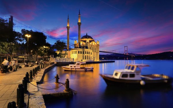 Стамбул Босфор рассвет