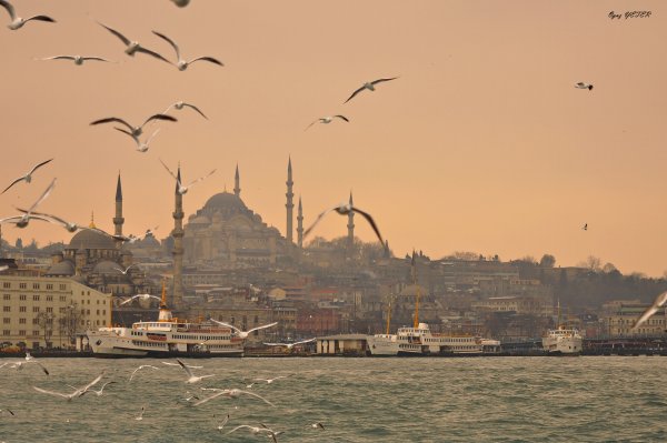 Турция Эстетика Стамбул закат