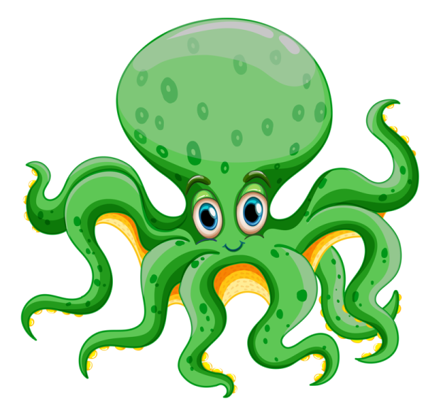 Набор картинок морские обитатели