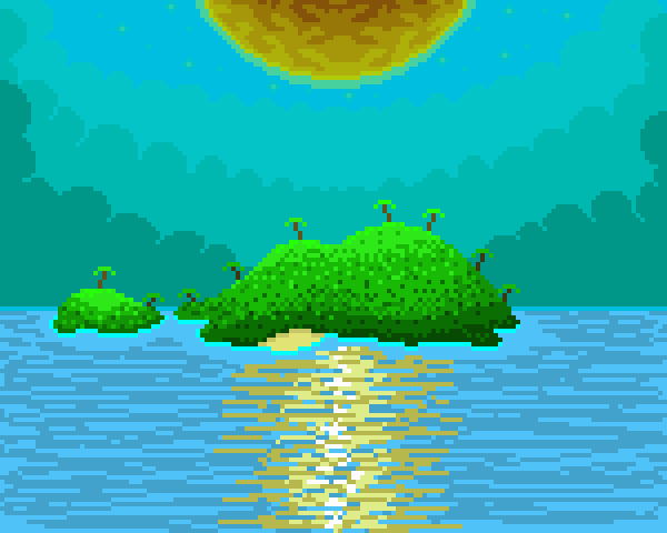 Пиксельные острова