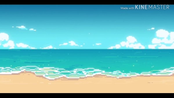 Море пиксель арт