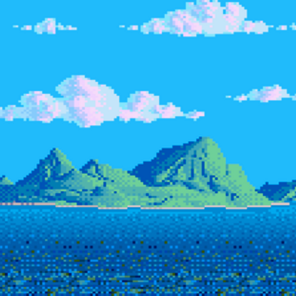 Пиксельный остров