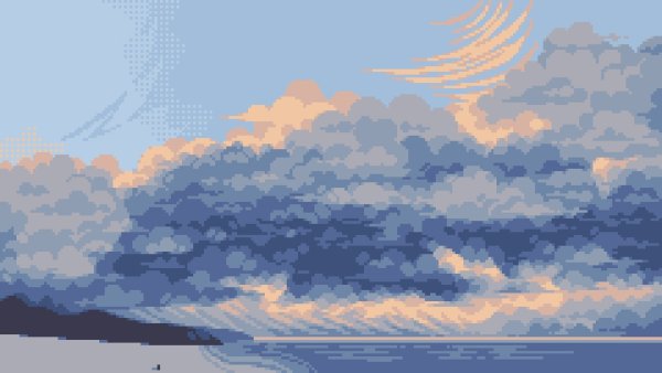 Ветер пиксель арт