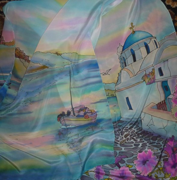 Морской батик