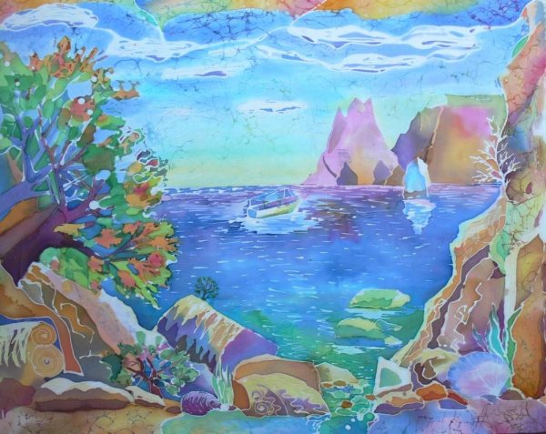 Турилова художник Владимир батик