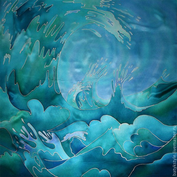 Батик морская тема