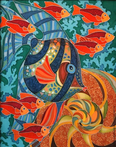 Декоративная композиция рыбки