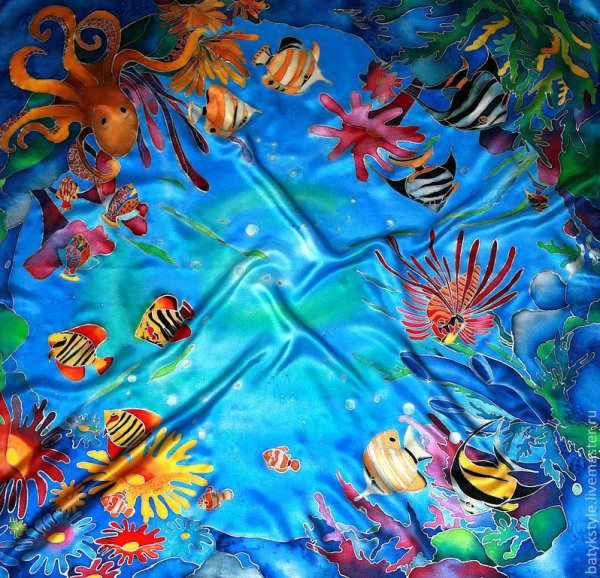 Морской батик