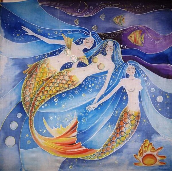 Батик сюжетный