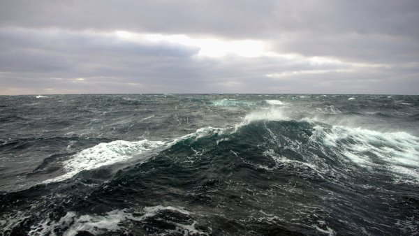 Карское море шторм