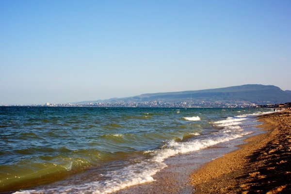 Махачкала берег Каспийского моря