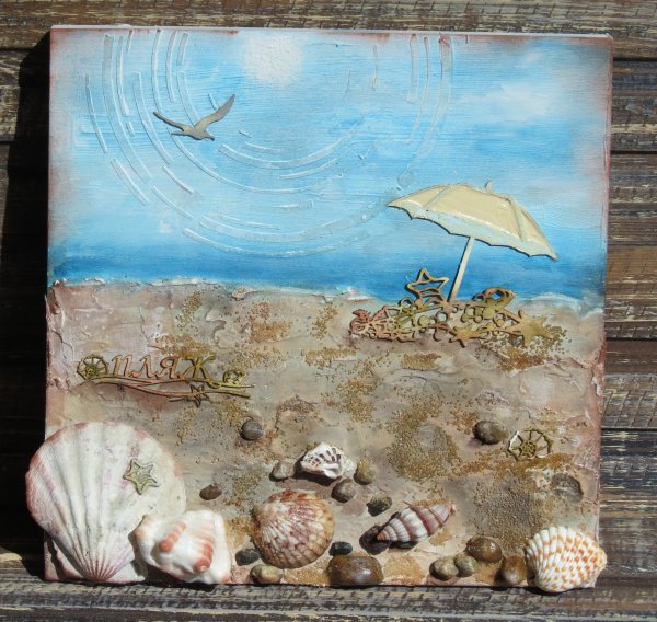 Поделки из ракушек океан